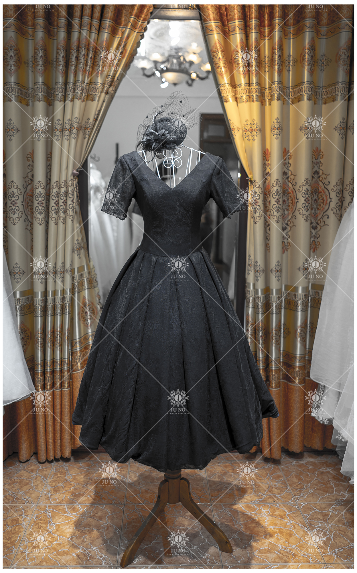 Womens gothic cổ điển ăn mặc retro tòa váy ba lỗ công chúa ăn mặc phụ nữ