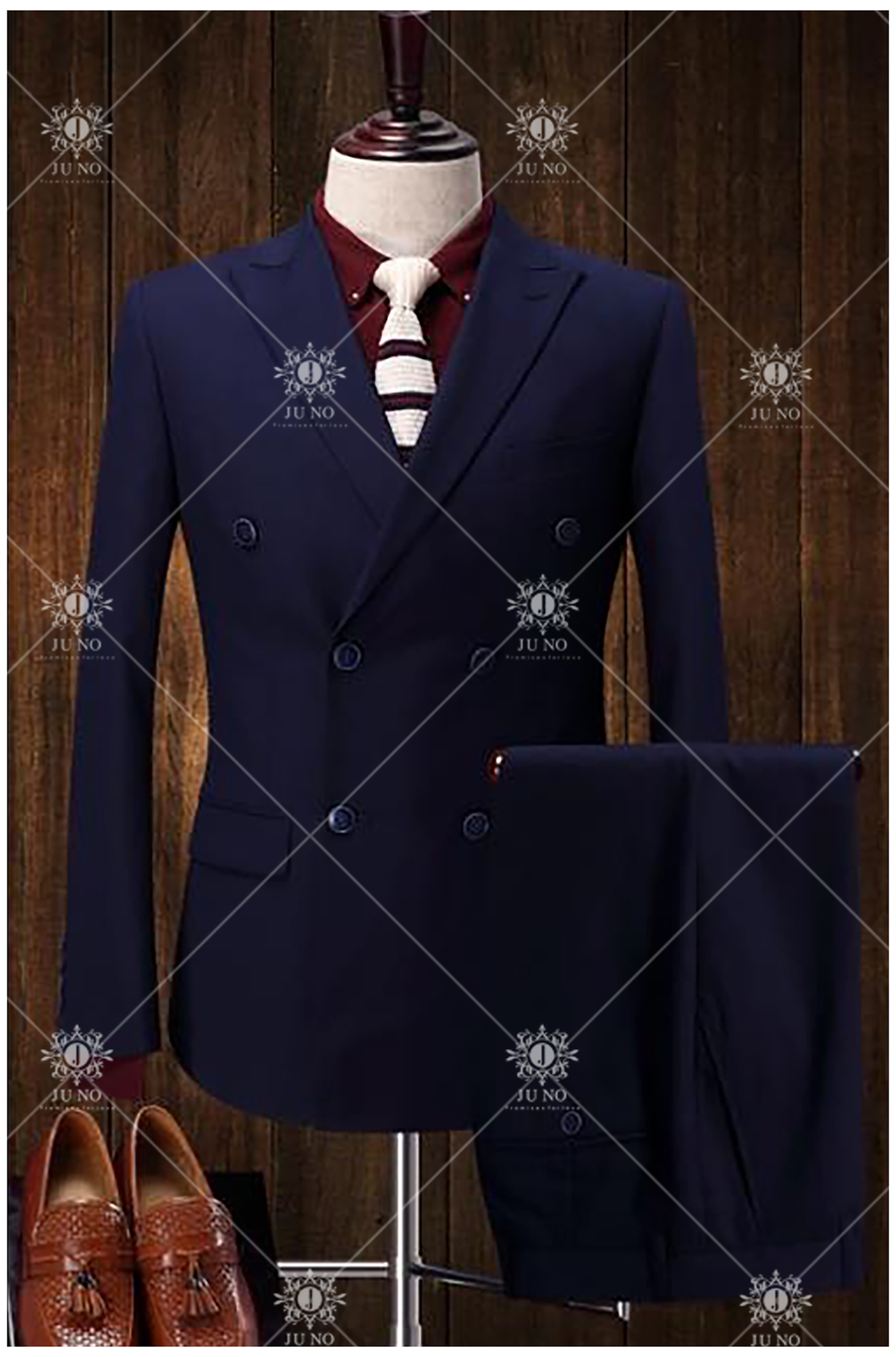 Vest kẻ lịch lãm xanh đen